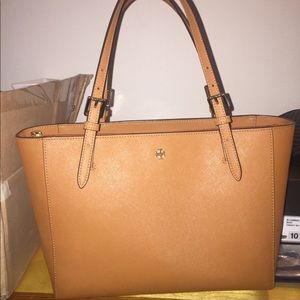 Tory Burch leather Emerson tote bag